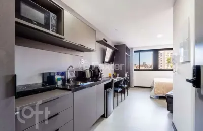 Kitnet / stúdio à venda na rua professor duplan, 40, rio branco, porto alegre, 38 m2 por r$ 580.000