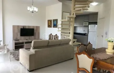 Cobertura com 3 quartos à venda na rua dos eucaliptos, 242, canasvieiras, florianópolis, 111 m2 por r$ 1.200.000