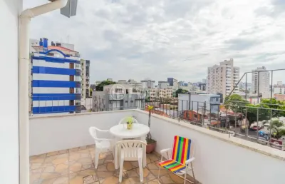 Cobertura com 2 quartos à venda na rua vicente da fontoura, 1179, santana, porto alegre, 102 m2 por r$ 570.000