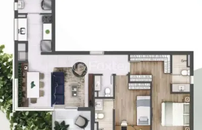 Apartamento com 2 quartos à venda na rua santa cecília, 2235, rio branco, porto alegre, 79 m2 por r$ 1.250.000