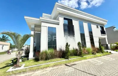 Casa em condomínio fechado com 3 quartos à venda na avenida wilson castelo branco, 184, beira rio, biguaçu, 165 m2 por r$ 1.399.000