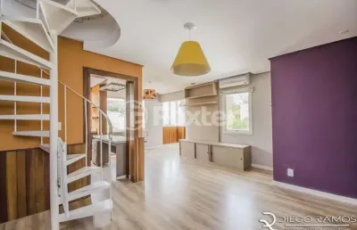 Cobertura com 1 quarto à venda na rua guilherme alves, 276, petrópolis, porto alegre, 85 m2 por r$ 361.000