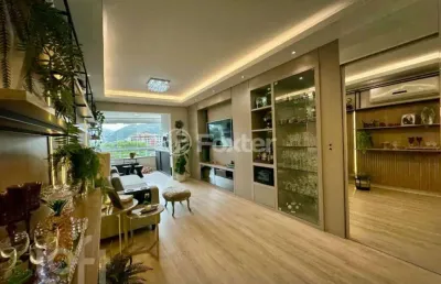Apartamento com 3 quartos à venda na rodovia virgílio várzea, 244, saco grande, florianópolis, 101 m2 por r$ 1.490.000