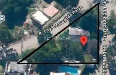 Terreno à venda na rua engenheiro leovigildo paiva, 35, santa tereza, porto alegre, 147 m2 por r$ 204.250