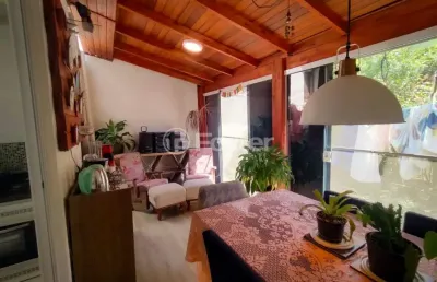 Casa em condomínio fechado com 2 quartos à venda na rua jozino liotti, 300, jardim algarve, alvorada, 43 m2 por r$ 249.000