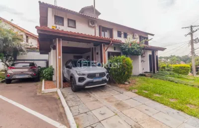 Casa em condomínio fechado com 3 quartos à venda na avenida eduardo prado, 695, cavalhada, porto alegre, 125 m2 por r$ 770.000