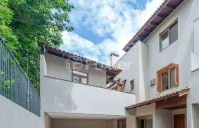 Casa em condomínio fechado com 4 quartos à venda na travessa pedra redonda, 142, jardim isabel, porto alegre, 389 m2 por r$ 1.590.000