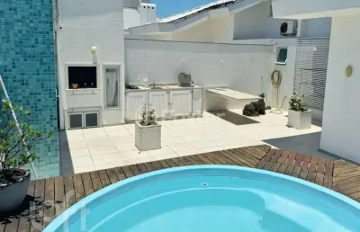 Cobertura com 3 quartos à venda na rua lázaro de oliveira souza, 701, ingleses do rio vermelho, florianópolis, 200 m2 por r$ 1.900.000