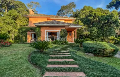 Casa em condomínio fechado com 3 quartos à venda na rua biarritz, 101, parque das fontes, gramado, 227 m2 por r$ 3.700.000