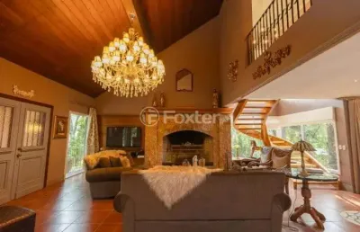 Casa em condomínio fechado com 3 quartos à venda na rua do sossego, 535, reserva da serra, canela, 320 m2 por r$ 3.970.000