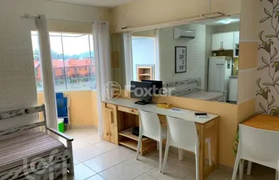 Apartamento com 1 quarto à venda na avenida professor milton leite da costa, 356, canasvieiras, florianópolis, 32 m2 por r$ 399.000