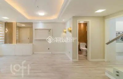 Casa em condomínio fechado com 3 quartos à venda na estrada joão salomoni, 131, vila nova, porto alegre, 147 m2 por r$ 685.000