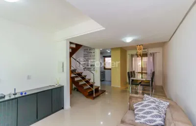 Casa em condomínio fechado com 3 quartos à venda na avenida da serraria, 1900, espírito santo, porto alegre, 99 m2 por r$ 349.000