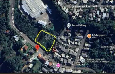 Terreno comercial à venda na estrada josé bergamo filho, 450, vila do sol, gramado, 593 m2 por r$ 450.000