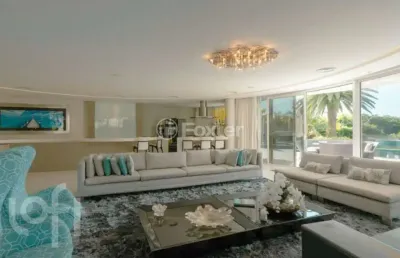 Casa com 5 quartos à venda na avenida dos pampos, 241, jurerê internacional, florianópolis, 1600 m2 por r$ 39.000.000