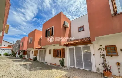 Casa em condomínio fechado com 3 quartos à venda na rua landel de moura, 2225, tristeza, porto alegre, 131 m2 por r$ 450.000