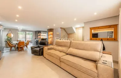Casa em condomínio fechado com 3 quartos à venda na rua deputado hugo mardini, 1700, passo das pedras, porto alegre, 188 m2 por r$ 990.000