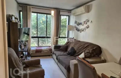 Apartamento com 2 quartos à venda na avenida fábio araújo santos, 1251, nonoai, porto alegre, 60 m2 por r$ 225.000