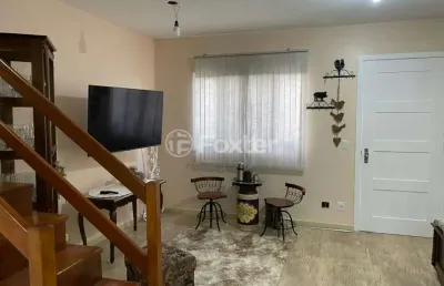 Casa em condomínio fechado com 3 quartos à venda na avenida josé aloísio filho, 889, humaitá, porto alegre, 77 m2 por r$ 430.000