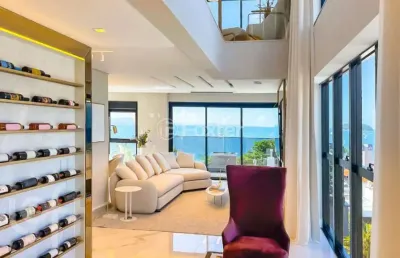 Apartamento com 4 quartos à venda na rua jorge cherem, 30, jurerê, florianópolis, 199 m2 por r$ 9.200.000