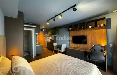 Apartamento com 1 quarto à venda na rua curvelo, 100, petrópolis, porto alegre, 28 m2 por r$ 640.000