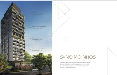 Apartamento com 1 quarto à venda na rua marquês do pombal, 265, moinhos de vento, porto alegre, 55 m2 por r$ 1.123.402