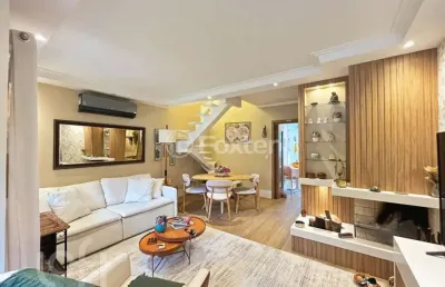 Casa em condomínio fechado com 3 quartos à venda na estrada joão vedana, 345, cavalhada, porto alegre, 144 m2 por r$ 590.000