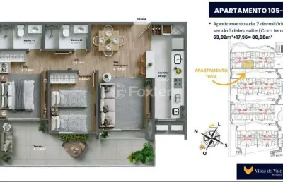 Apartamento com 2 quartos à venda na avenida primeiro de maio, 1700, várzea grande, gramado, 80 m2 por r$ 849.000