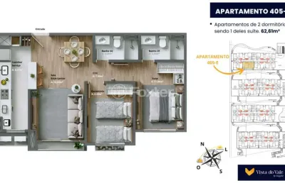 Apartamento com 2 quartos à venda na undefined 1º de maio, 1700, várzea grande, gramado, 63 m2 por r$ 799.000