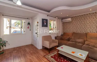 Casa em condomínio fechado com 3 quartos à venda na estrada joão salomoni, 131, vila nova, porto alegre, 148 m2 por r$ 580.000