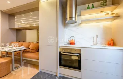 Apartamento com 1 quarto à venda na avenida joão wallig, 100, passo da areia, porto alegre, 27 m2 por r$ 385.000