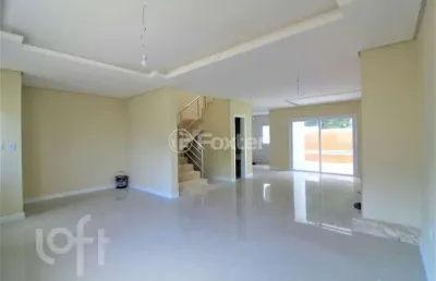 Casa em condomínio fechado com 3 quartos à venda na rua carlos maximiliano fayet, 430, hípica, porto alegre, 156 m2 por r$ 985.000