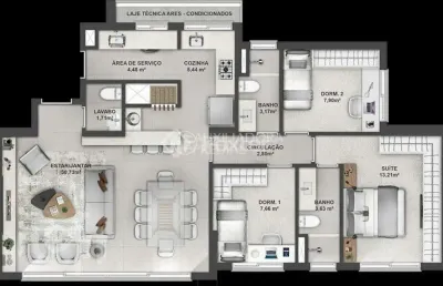 Apartamento com 3 quartos à venda na rua mariz e barros, 580, petrópolis, porto alegre, 98 m2 por r$ 2.128.000