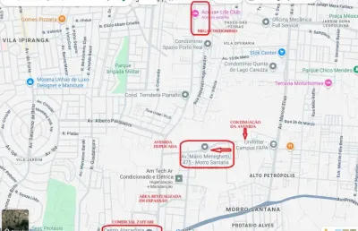 Terreno à venda na avenida mário meneghetti, 475, morro santana, porto alegre, 822 m2 por r$ 650.000