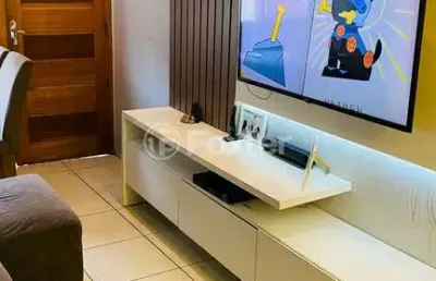 Casa em condomínio fechado com 2 quartos à venda na rua josé nélson ponciano dos santos, 70, olaria, canoas, 45 m2 por r$ 225.000