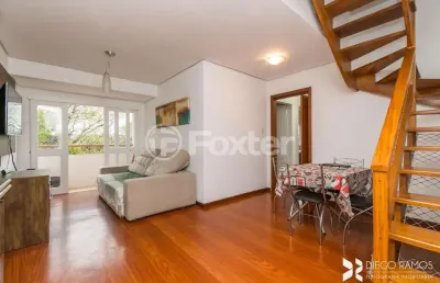 Cobertura com 3 quartos à venda na avenida engenheiro ludolfo boehl, 756, teresópolis, porto alegre, 164 m2 por r$ 560.000