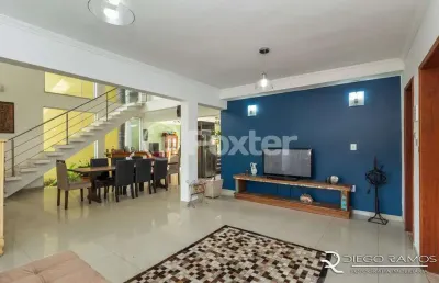 Casa em condomínio fechado com 4 quartos à venda na rua cangerana, 210, são lucas, viamão, 332 m2 por r$ 1.100.000