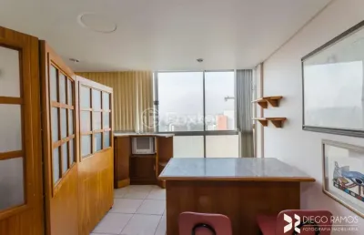 Sala comercial com 3 salas à venda na rua professor annes dias, 154, centro histórico, porto alegre, 34 m2 por r$ 180.000