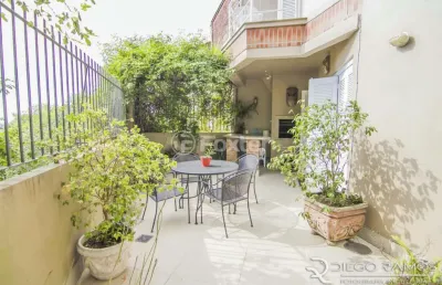 Casa em condomínio fechado com 3 quartos à venda na rua padre joão batista reus, 1700, tristeza, porto alegre, 293 m2 por r$ 890.000