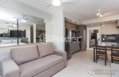 Flat com 1 quarto à venda na avenida doutor nilo peçanha, 3275, chácara das pedras, porto alegre, 37 m2 por r$ 640.000