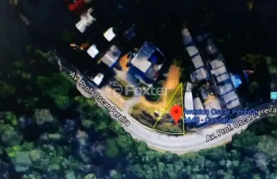 Terreno comercial à venda na avenida professor oscar pereira, 6640, cascata, porto alegre, 414 m2 por r$ 237.500
