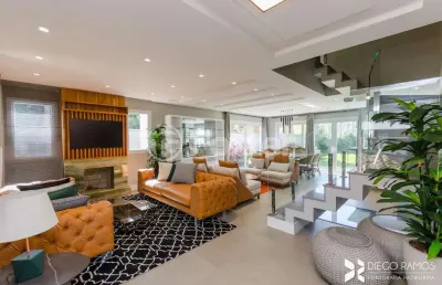 Casa em condomínio fechado com 3 quartos à venda na avenida coronel marcos, 1239, pedra redonda, porto alegre, 300 m2 por r$ 2.790.000