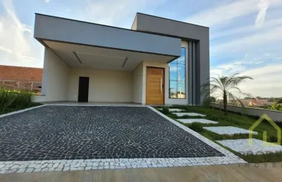 Casa em condomínio fechado com 3 quartos à venda na avenida 01, residencial milano, indaiatuba, 186 m2 por r$ 1.350.000