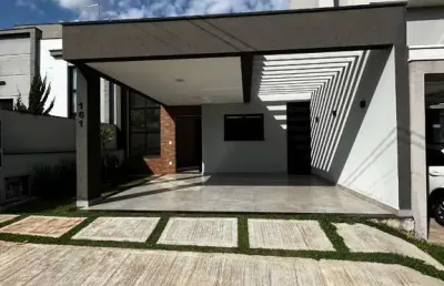 Casa em condomínio fechado com 3 quartos à venda na rua cinco, jardim park real, indaiatuba, 105 m2 por r$ 890.000