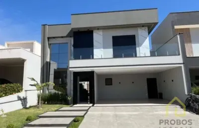 Casa em condomínio fechado com 3 quartos à venda na rua heloísa camargo braga, 75, jardim residencial maria dulce, indaiatuba, 267 m2 por r$ 2.700.000