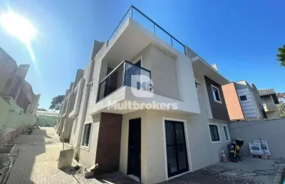 Casa em condomínio fechado com 3 quartos à venda na rua méxico, 1439, bacacheri, curitiba por r$ 1.350.000