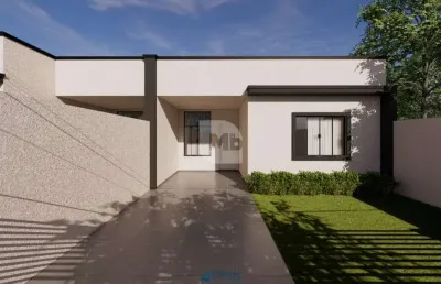 Casa com 3 quartos à venda na rua hortênsia, 549, campina da barra, araucária por r$ 420.000