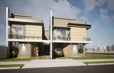 Casa com 2 quartos à venda na rua josé batista dos santos, 1530 04, cidade industrial, curitiba por r$ 499.000