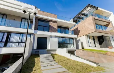 Casa em condomínio fechado com 4 quartos à venda na rua luiz tramontin, 1651, campo comprido, curitiba por r$ 2.500.000