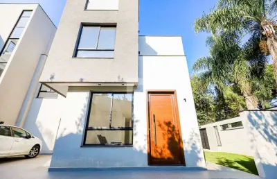 Casa em condomínio fechado com 3 quartos à venda na rua joão batista dallarmi, 1166, santo inácio, curitiba por r$ 1.590.000